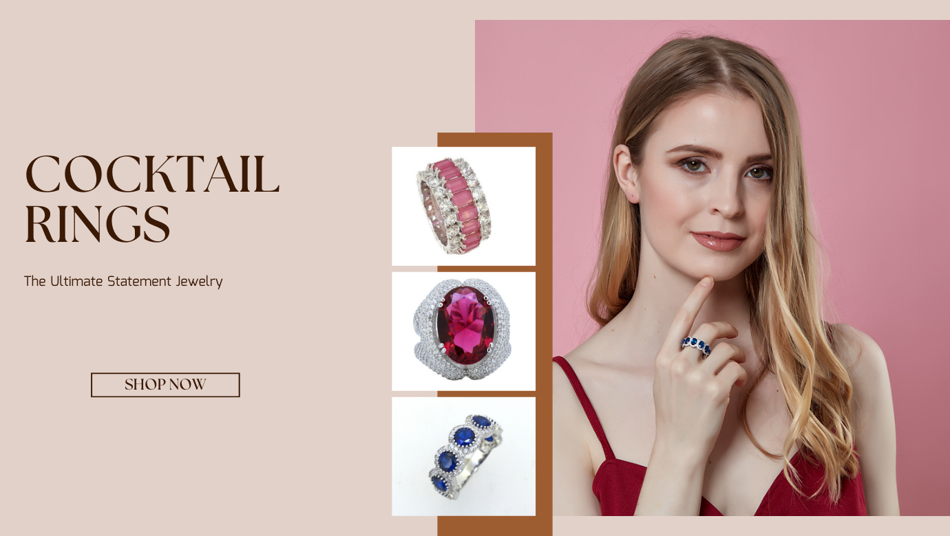 Shop Stunning Cocktail Rings Online: The Ultimate Statement Jewelry for Any Occasion