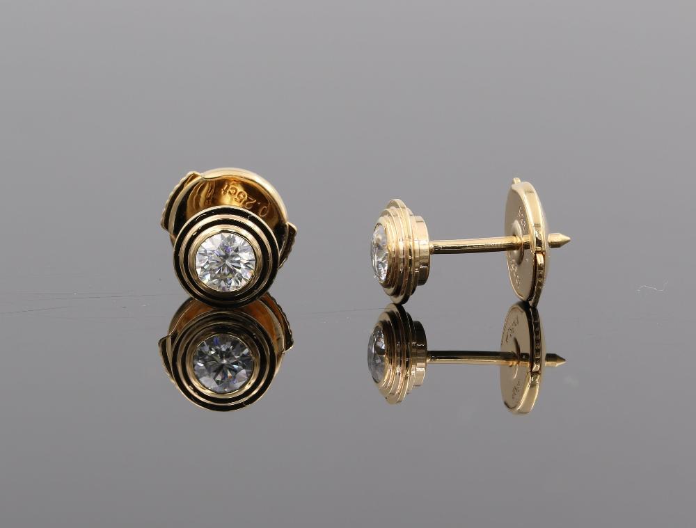 925 Sterling Silver Bezel Setting Studs Earrings with Moissanite