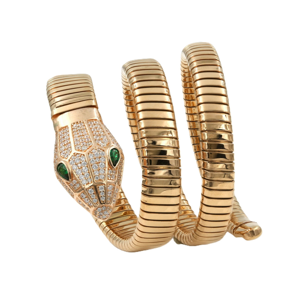 Snake Head Three Rows Stretchable Bracelet