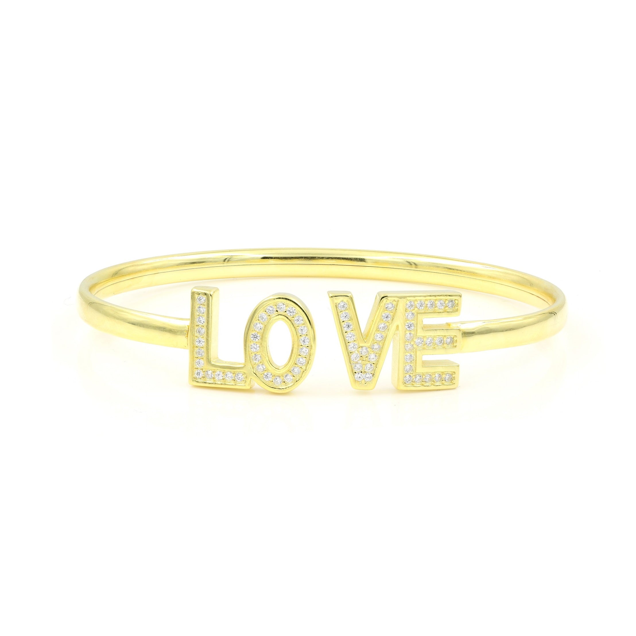 925 Sterling Silver Love Wrap Bangle