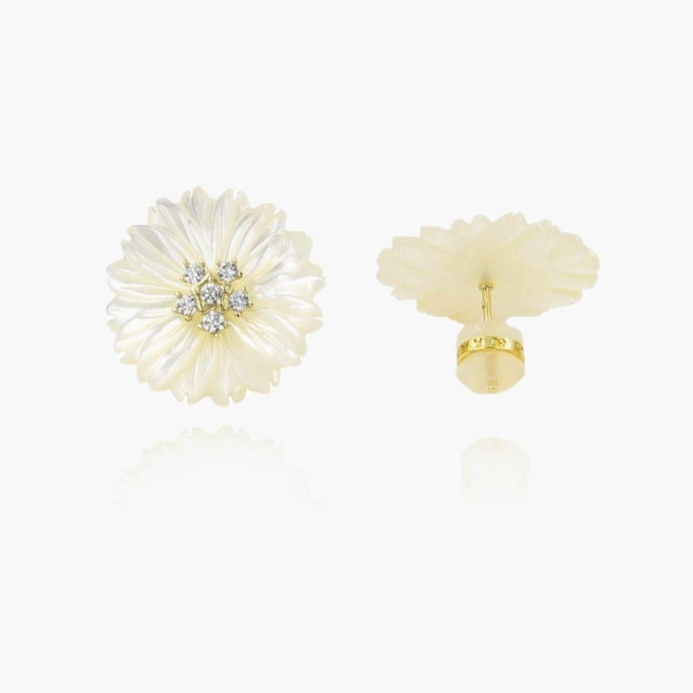 925 Sterling Silver MOP Studs Earrings