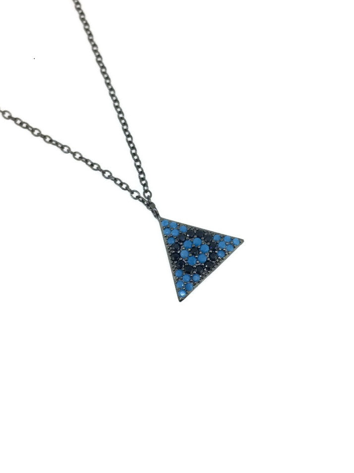 925 Sterling Silver Triangle Necklaces
