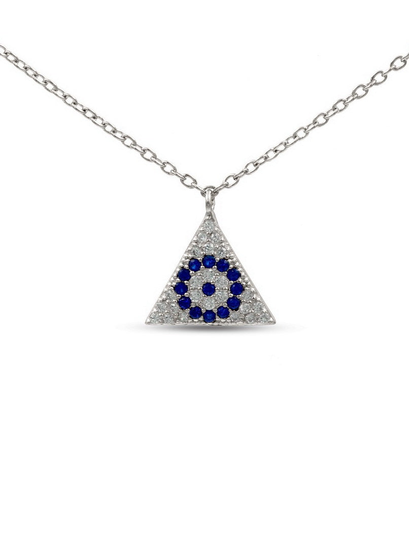 925 Sterling Silver Triangle Necklaces