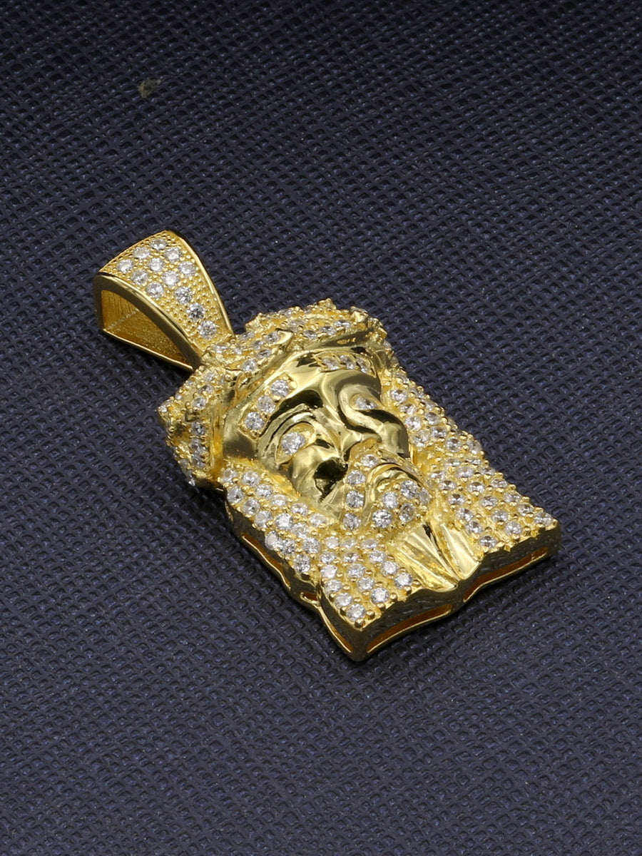 925 Sterling Silver Small Size Jesus Pendant