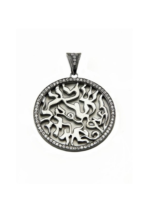 925 Sterling Silver CZ Pendant