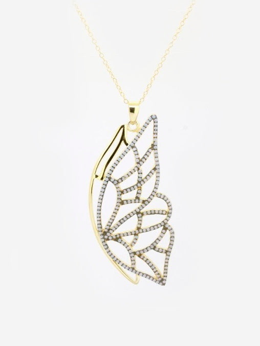 925 Sterling Silver Butterfly Necklace