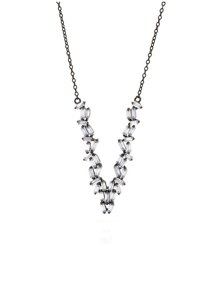 925 Sterling Silver CZ Necklace