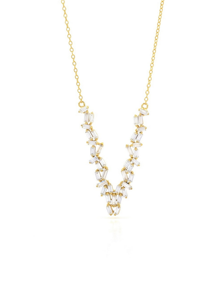 925 Sterling Silver CZ Necklace