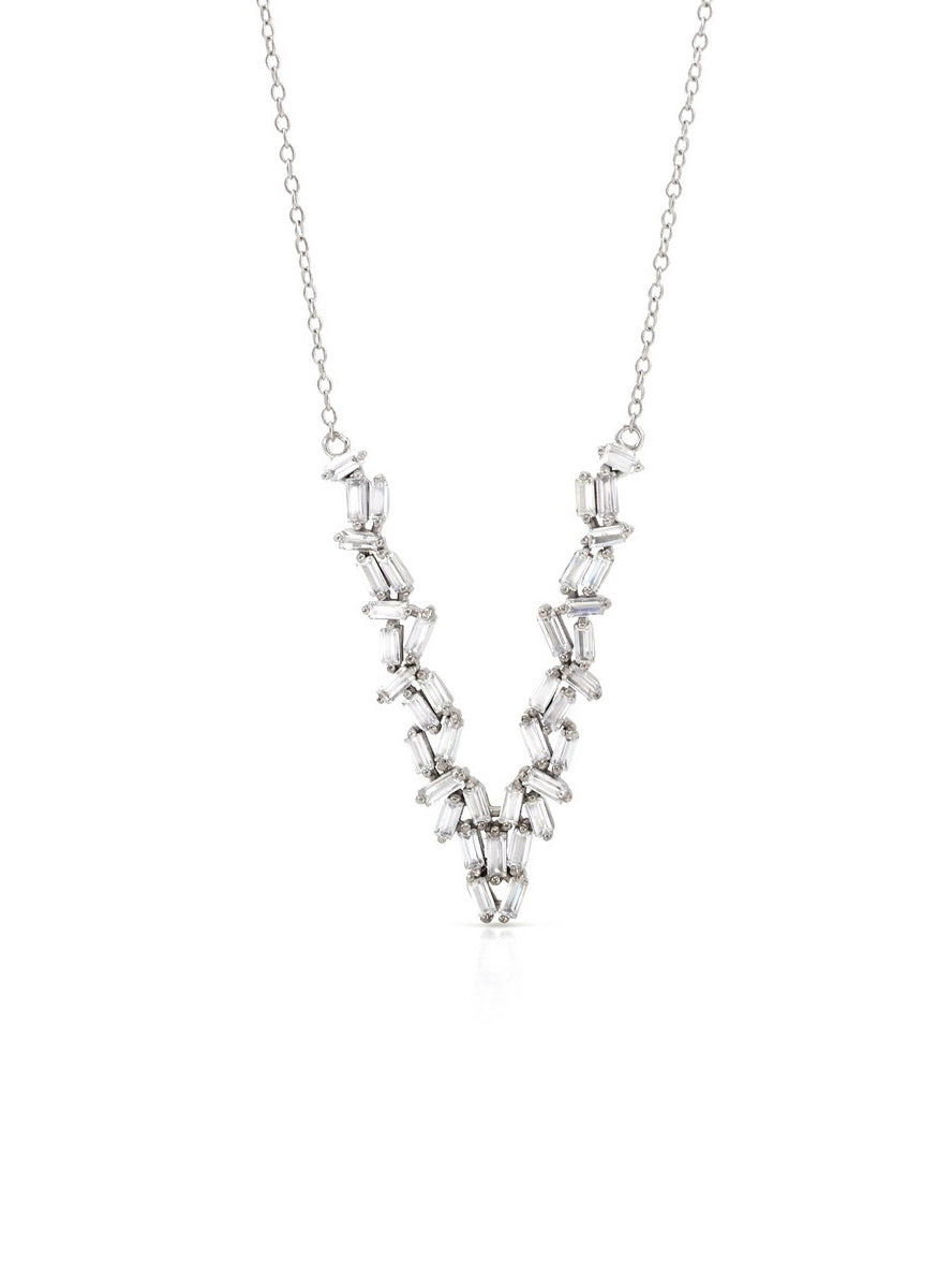 925 Sterling Silver CZ Necklace