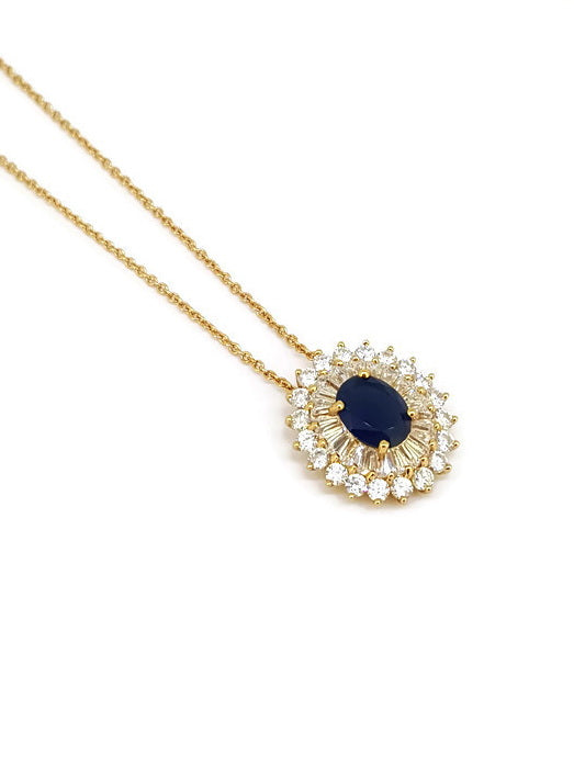 925 Sterling Silver CZ Necklace