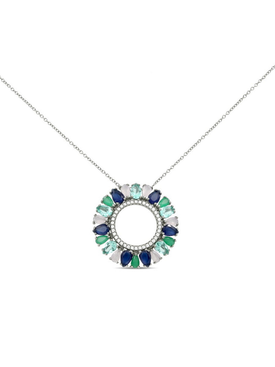 925 Sterling Silver CZ Necklace
