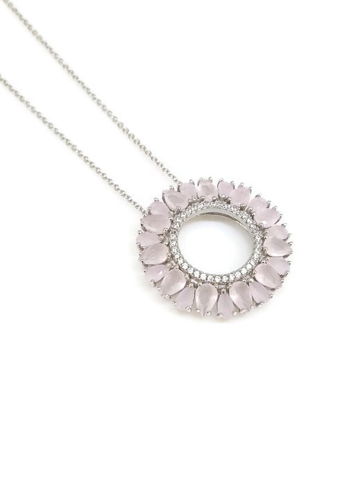 925 Sterling Silver CZ Necklace