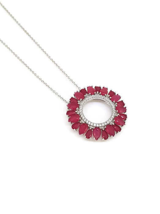 925 Sterling Silver CZ Necklace