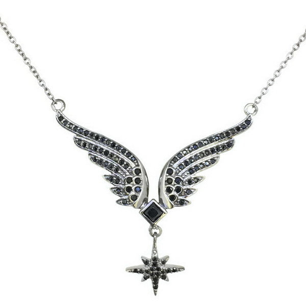 925 Sterling Silver Wing Necklace