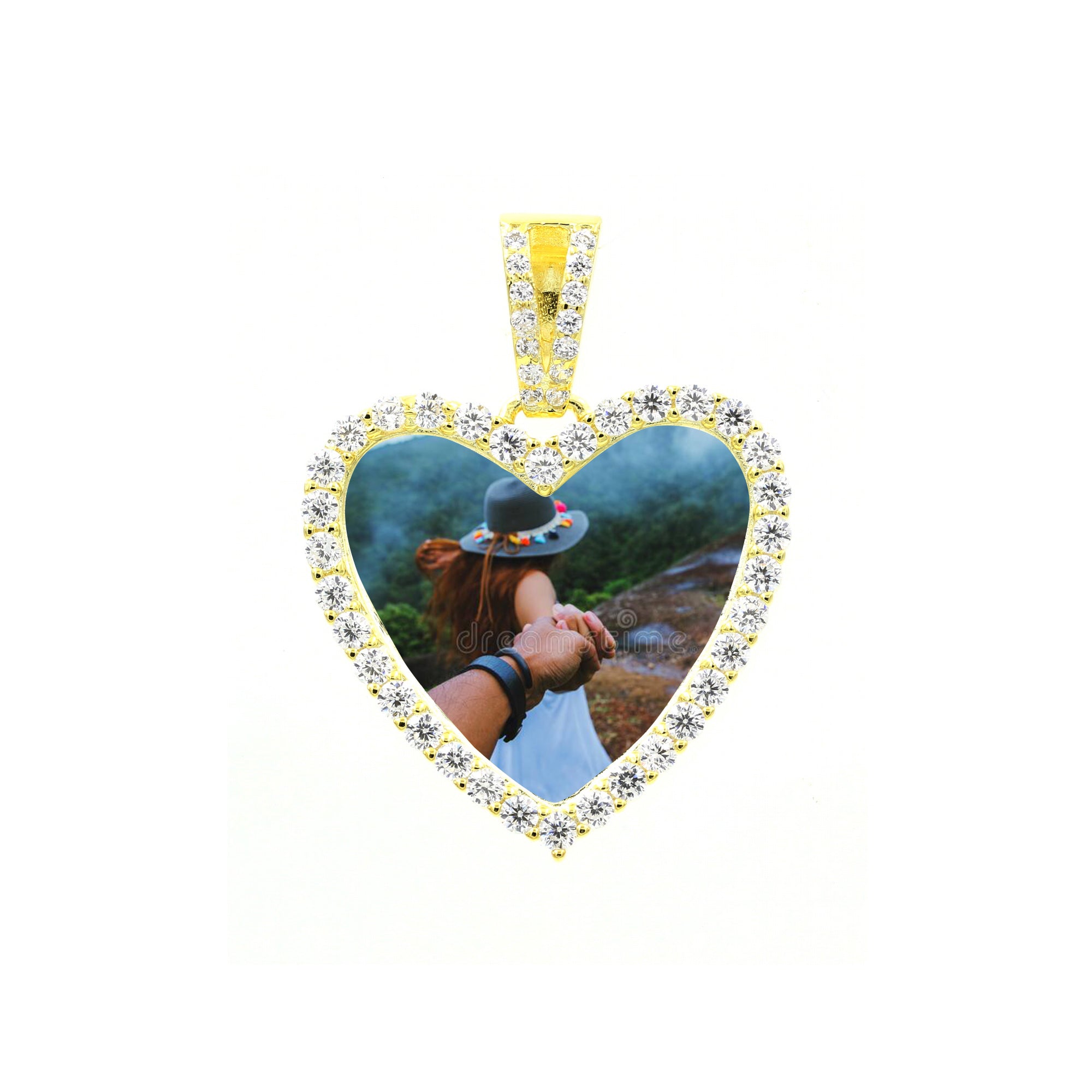 925 Sterling Silver Customized Memory Pendant&Free Chain/ Photo Pendant