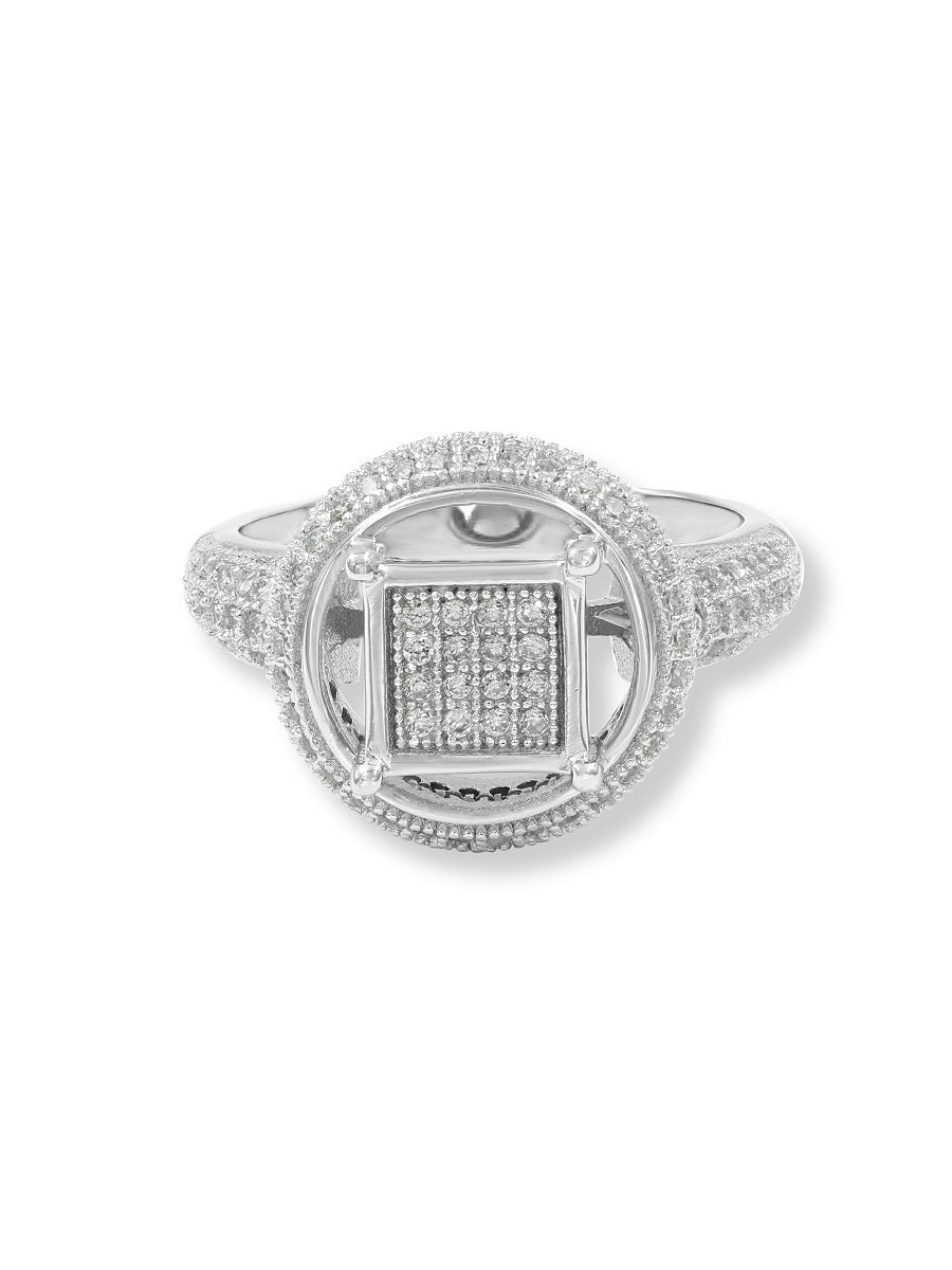 925 Silver Cubic Zirconia Wedding Ring