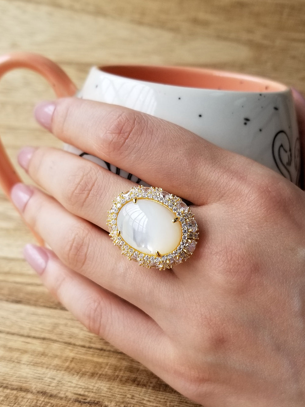 925 Sterling Silver Oval Shape Ring