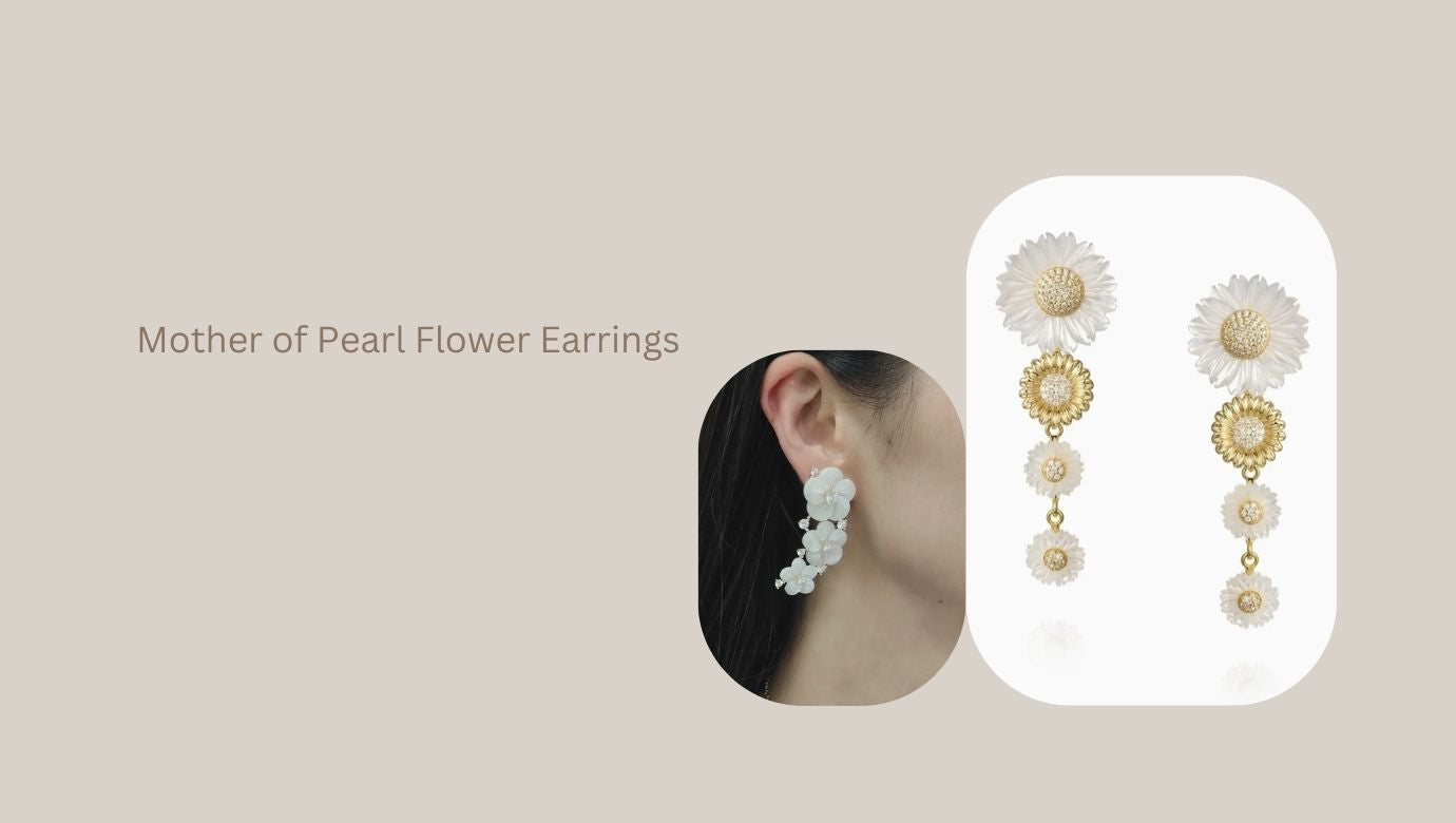 Mother of Pearl Flower Earrings: A Timeless Symphony of Nature, Art, and Elegance