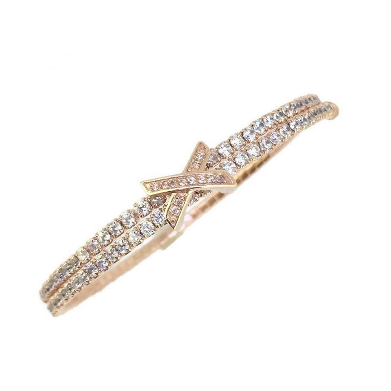 925 Sterling Silver CZ Stretchable Bracelet