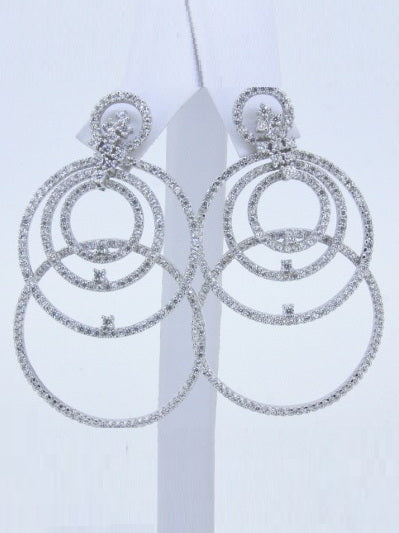 Long Dressy Dinner Dangle Earrings