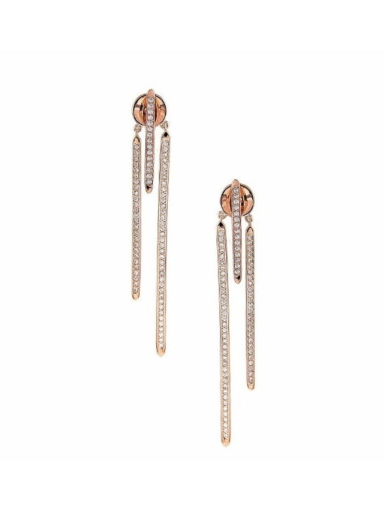 925 Sterling Silver Triple Bar Ear Jacket Earrings