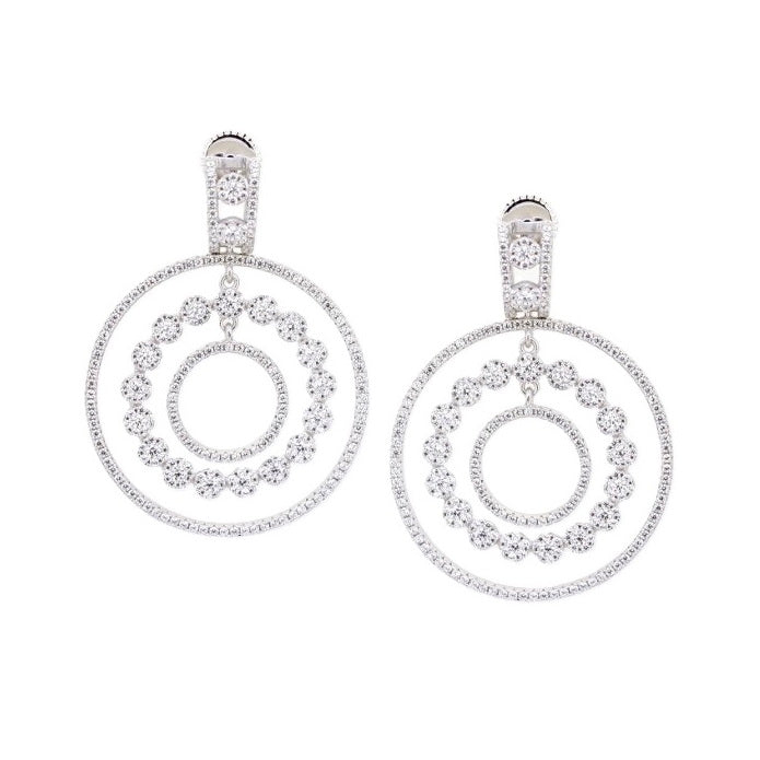 925 Sterling Silver Circle Earrings