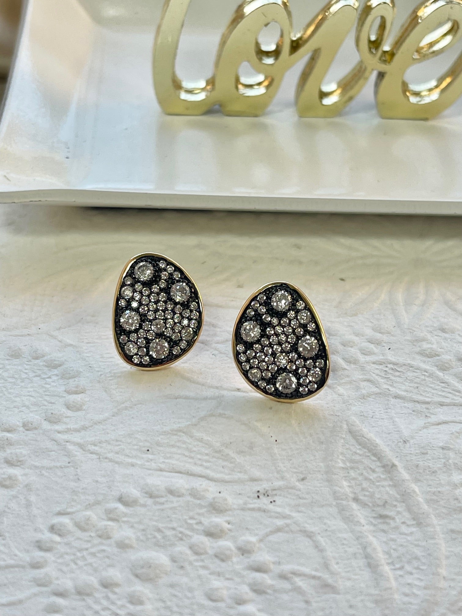 925 Sterling Silver CZ Studs Earrings