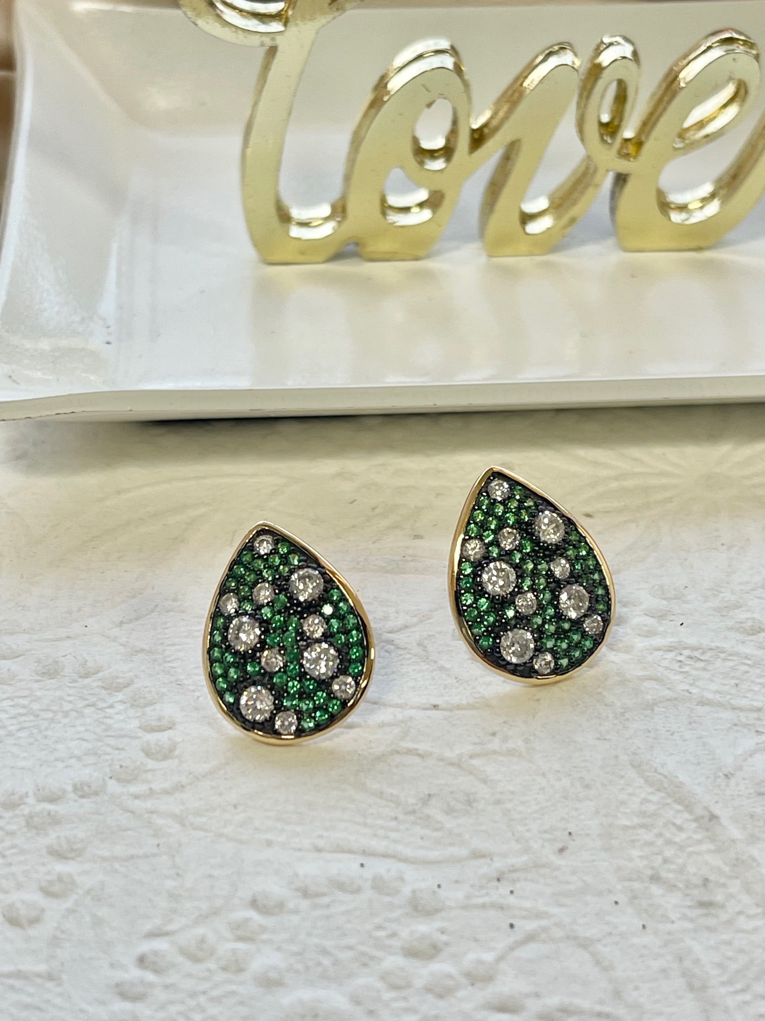 925 Sterling Silver CZ Studs Earrings