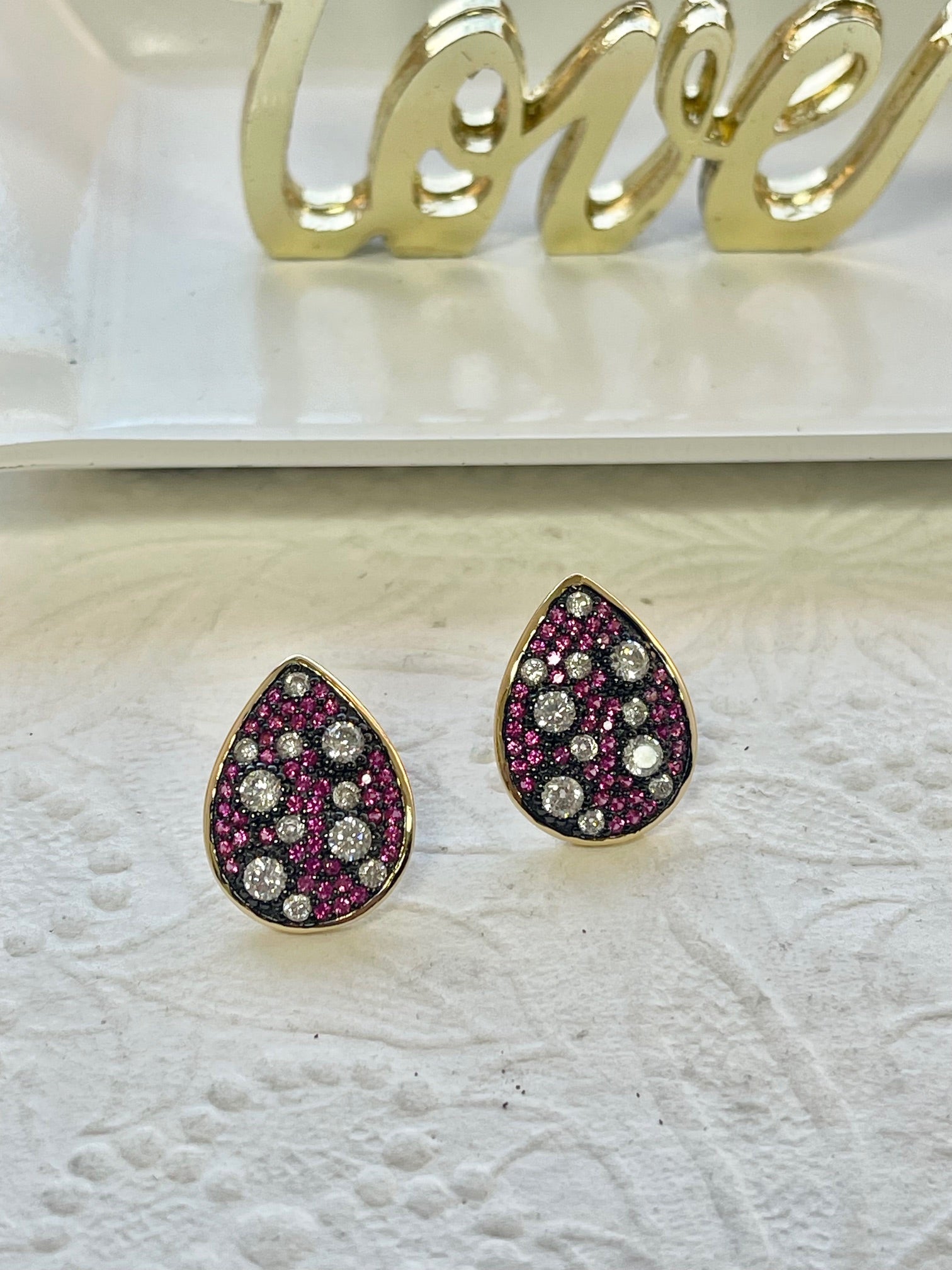 925 Sterling Silver CZ Studs Earrings