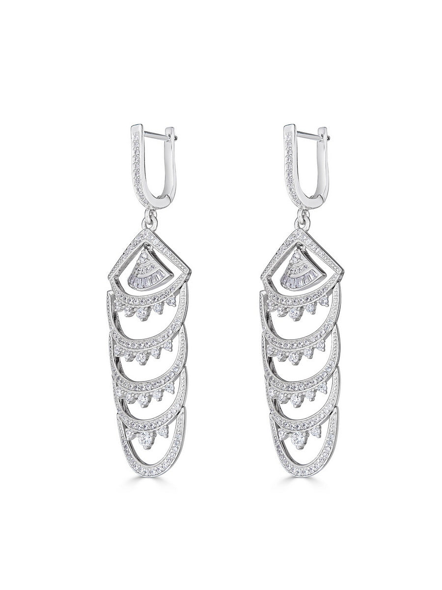 925 Sterling Silver Gorgeous Unique Design Earrings