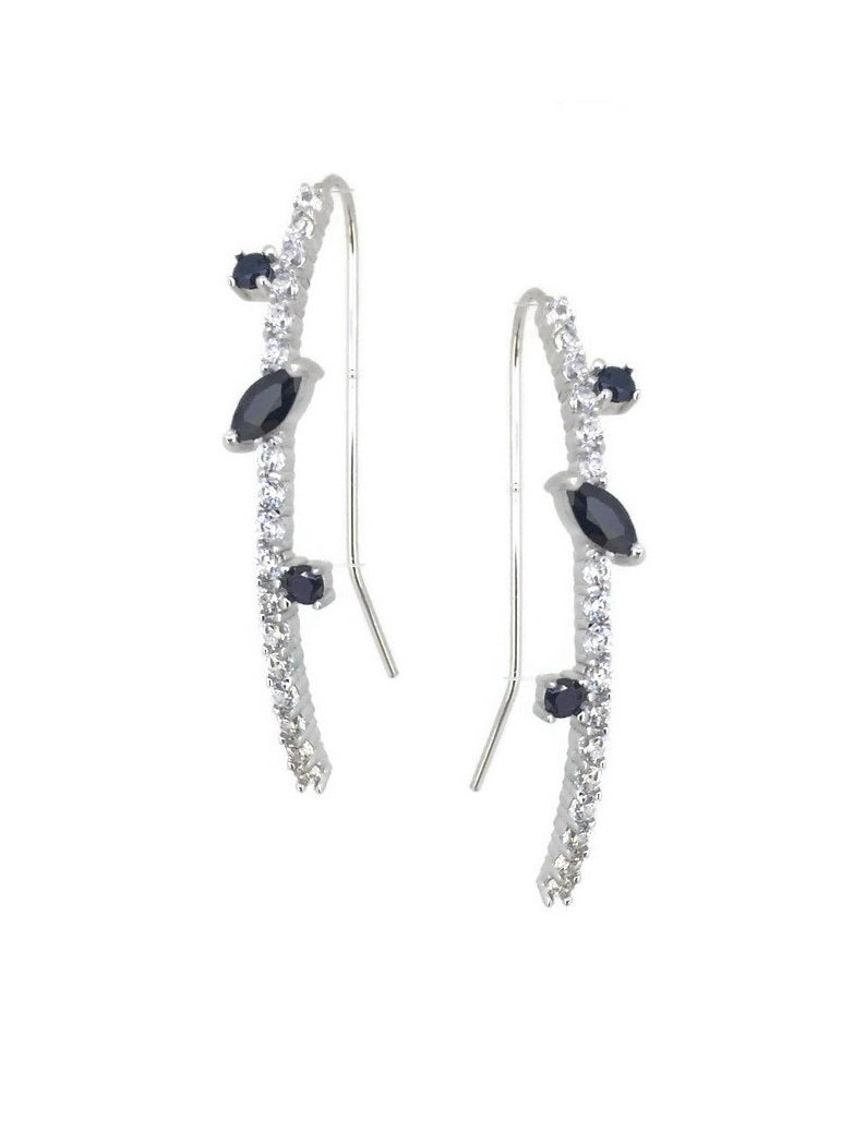 925 Sterling Silver Gorgeous CZ Earrings