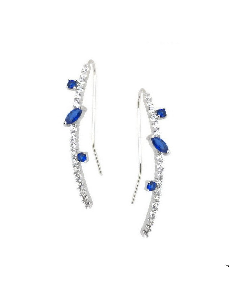 925 Sterling Silver Gorgeous CZ Earrings