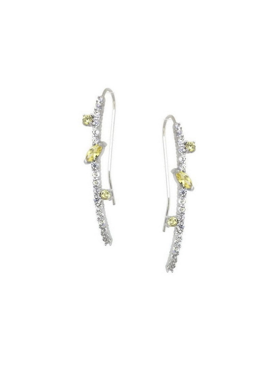 925 Sterling Silver Gorgeous CZ Earrings