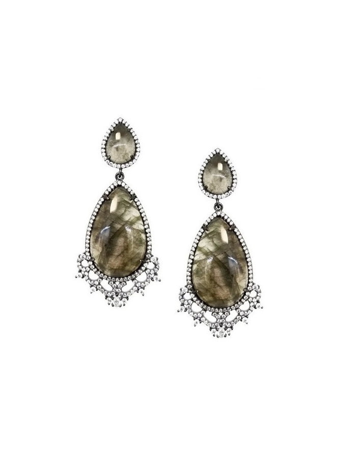 925 Sterling Silver Water Drop Earrings