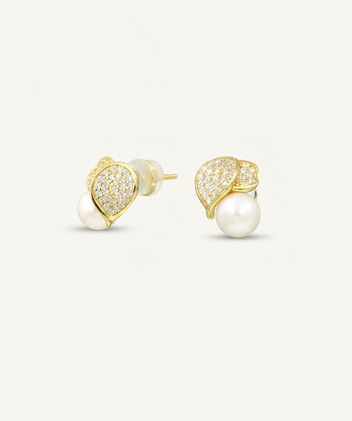 925 Silver Fresh Water Pearl Studs Earrings