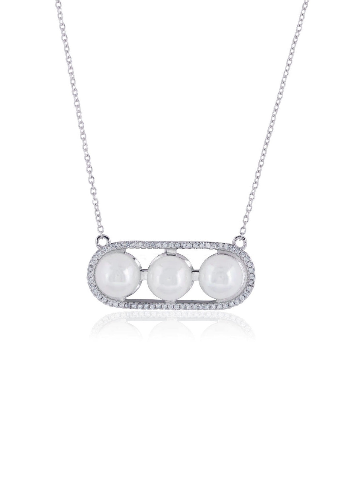 925 Sterling Silver CZ Necklaces