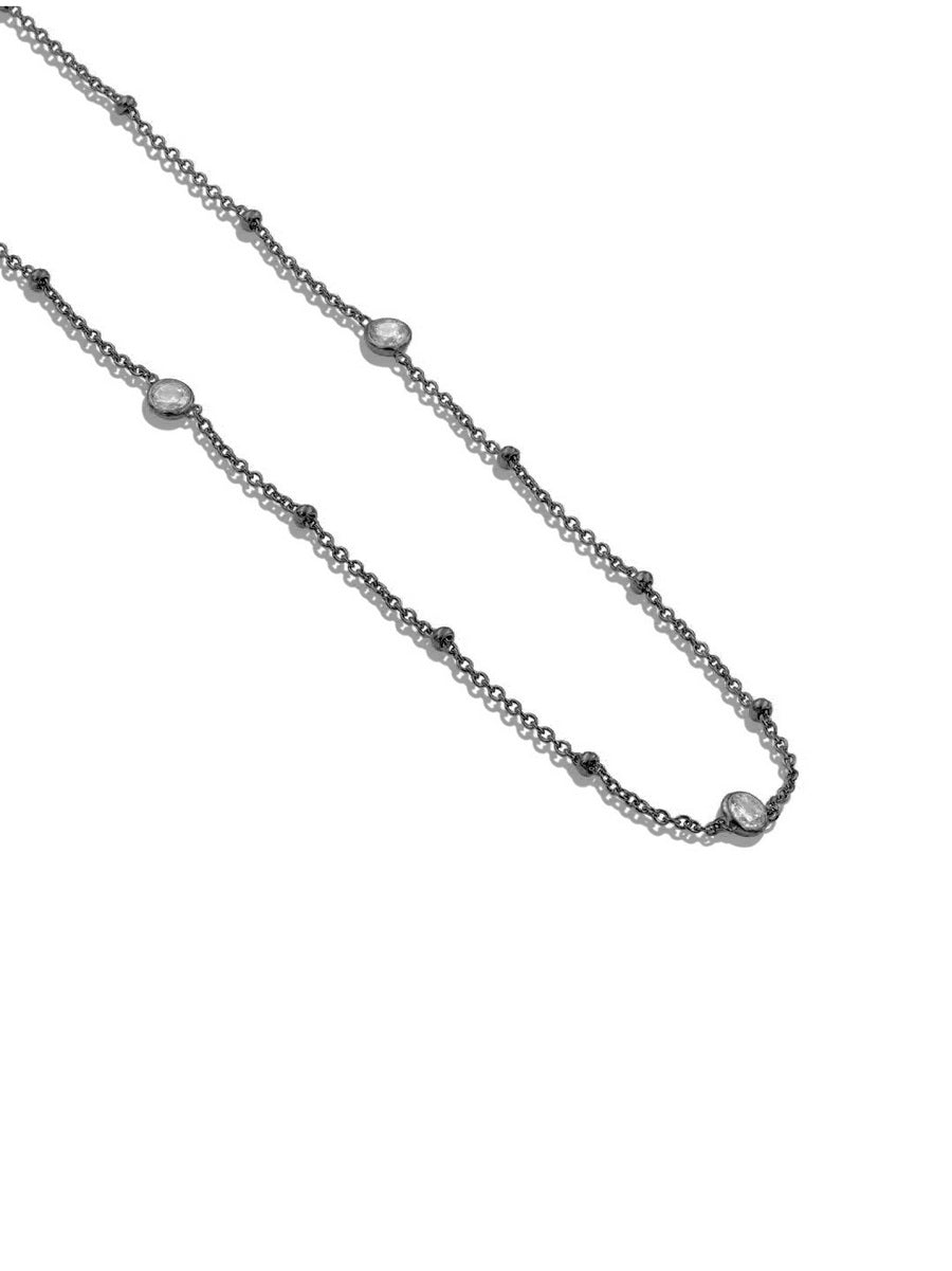 925 Sterling Silver CZ Chain Necklaces