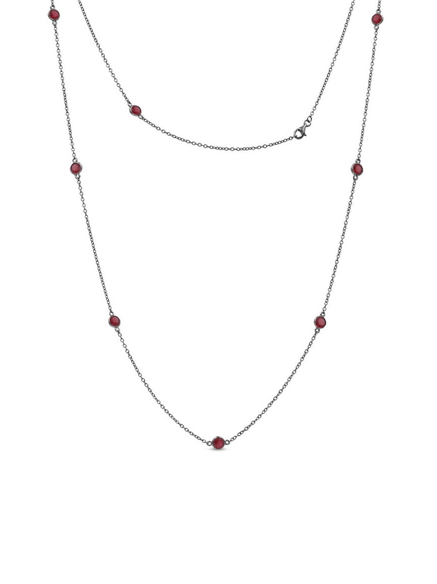 925 Sterling Silver CZ Chain Necklaces