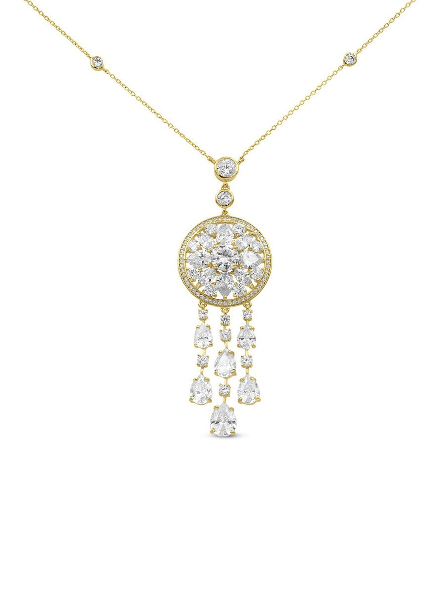 925 Sterling Silver CZ Necklaces