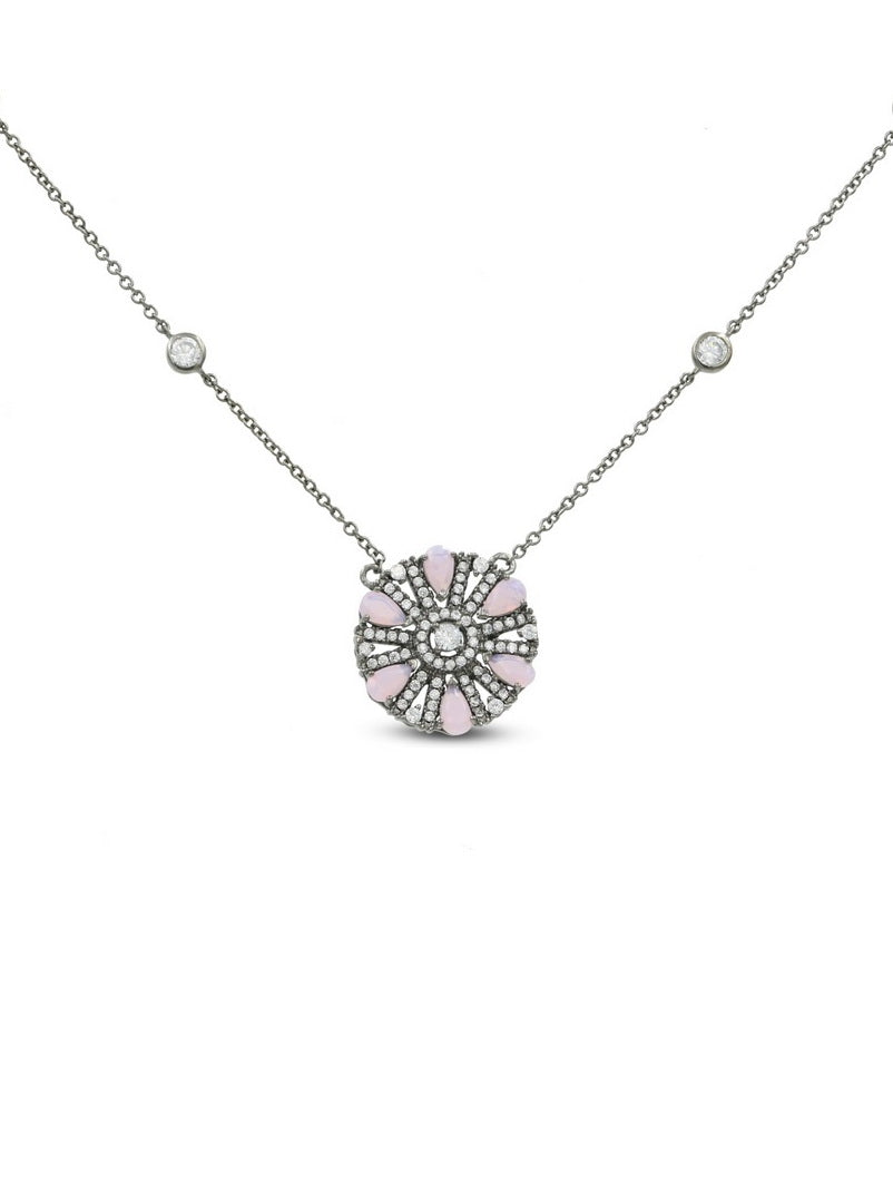 925 Sterling Silver CZ Necklace