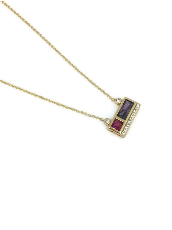925 Sterling Silver CZ Necklace