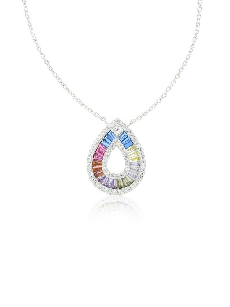 925 Sterling Silver CZ Necklace