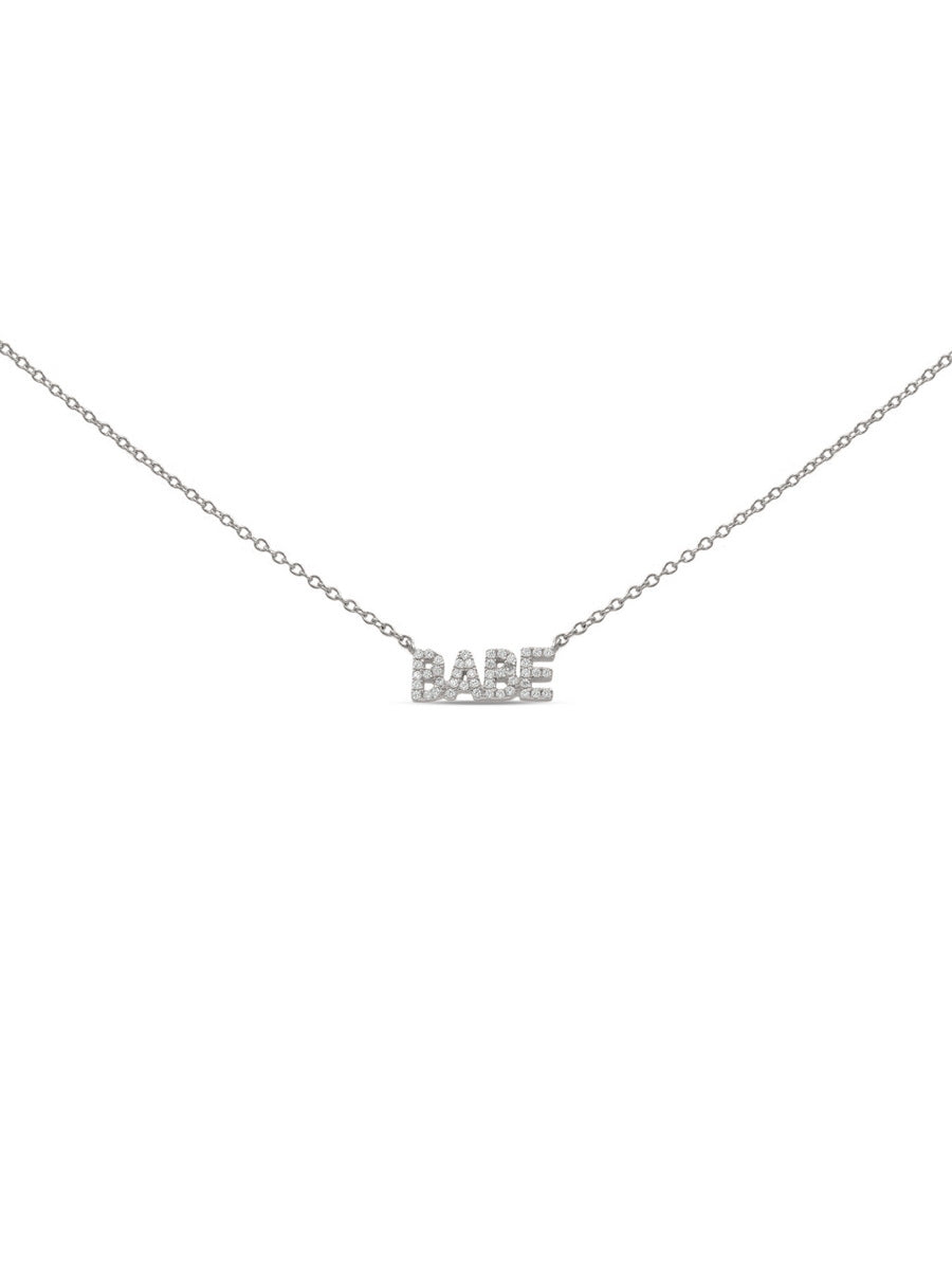 925 Sterling Silver "BABE" Necklaces