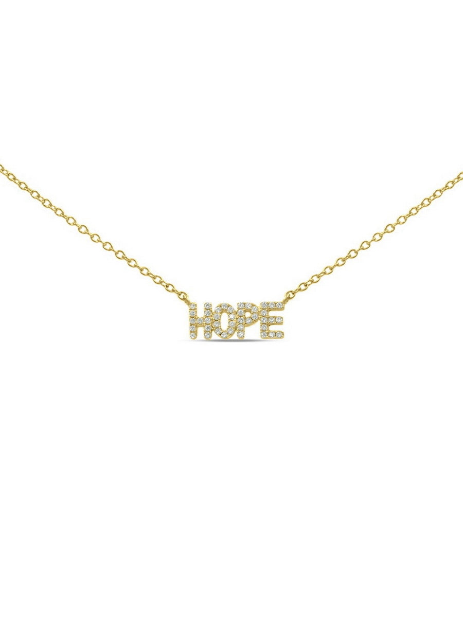 925 Sterling Silver "HOPE" Necklaces