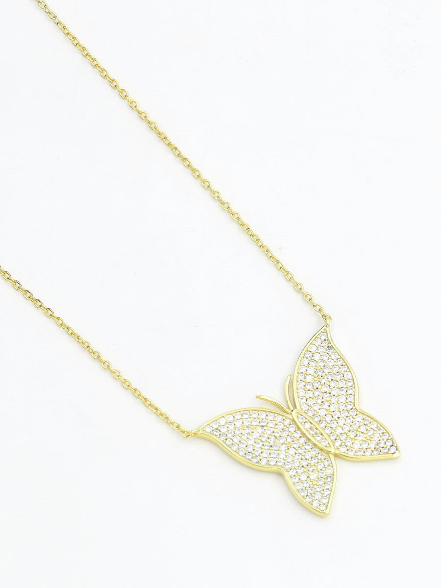 925 Sterling Silver Butterfly Necklaces