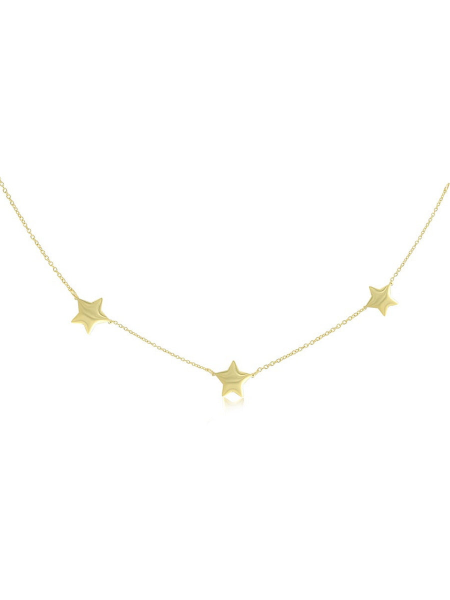 925 Sterling Silver Star Necklaces