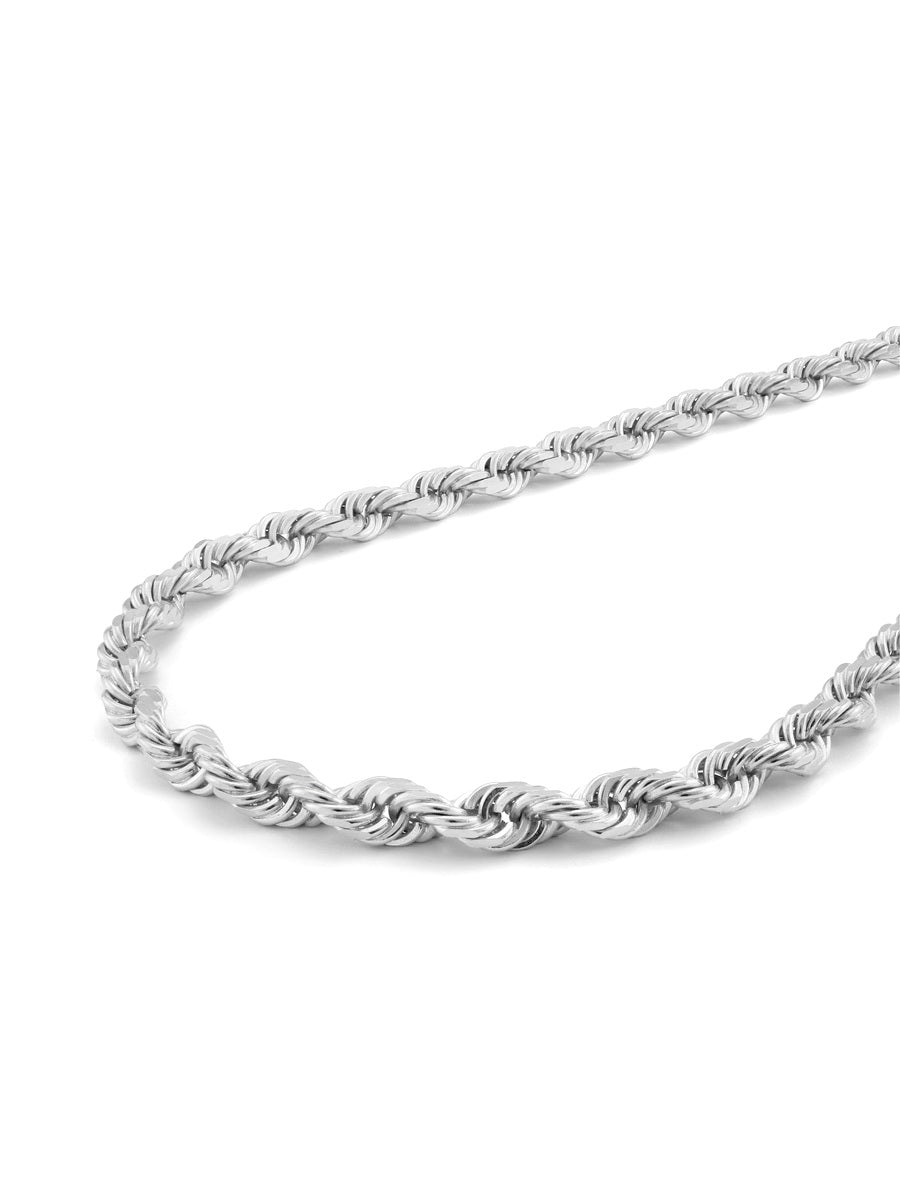 925 Sterling Silver Rope Chain Necklaces