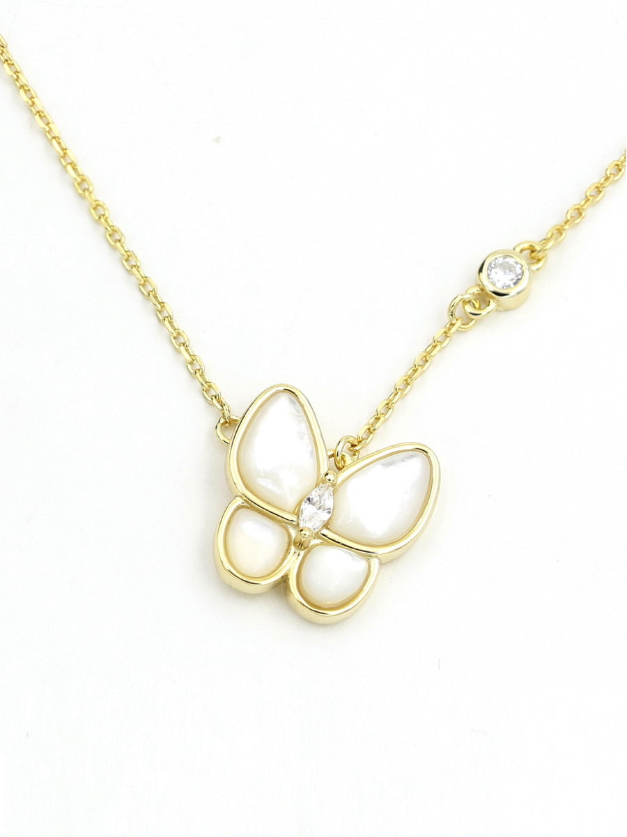 925 Sterling Silver Butterfly Necklaces