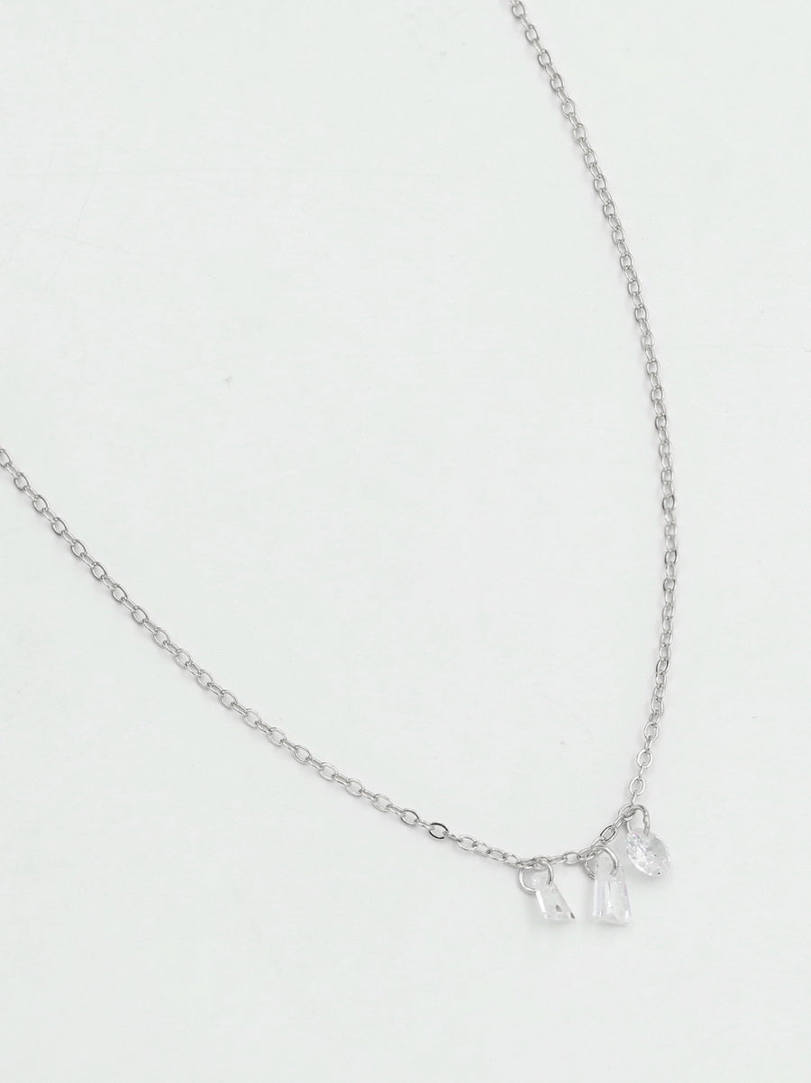 925 Sterling Silver CZ Necklaces