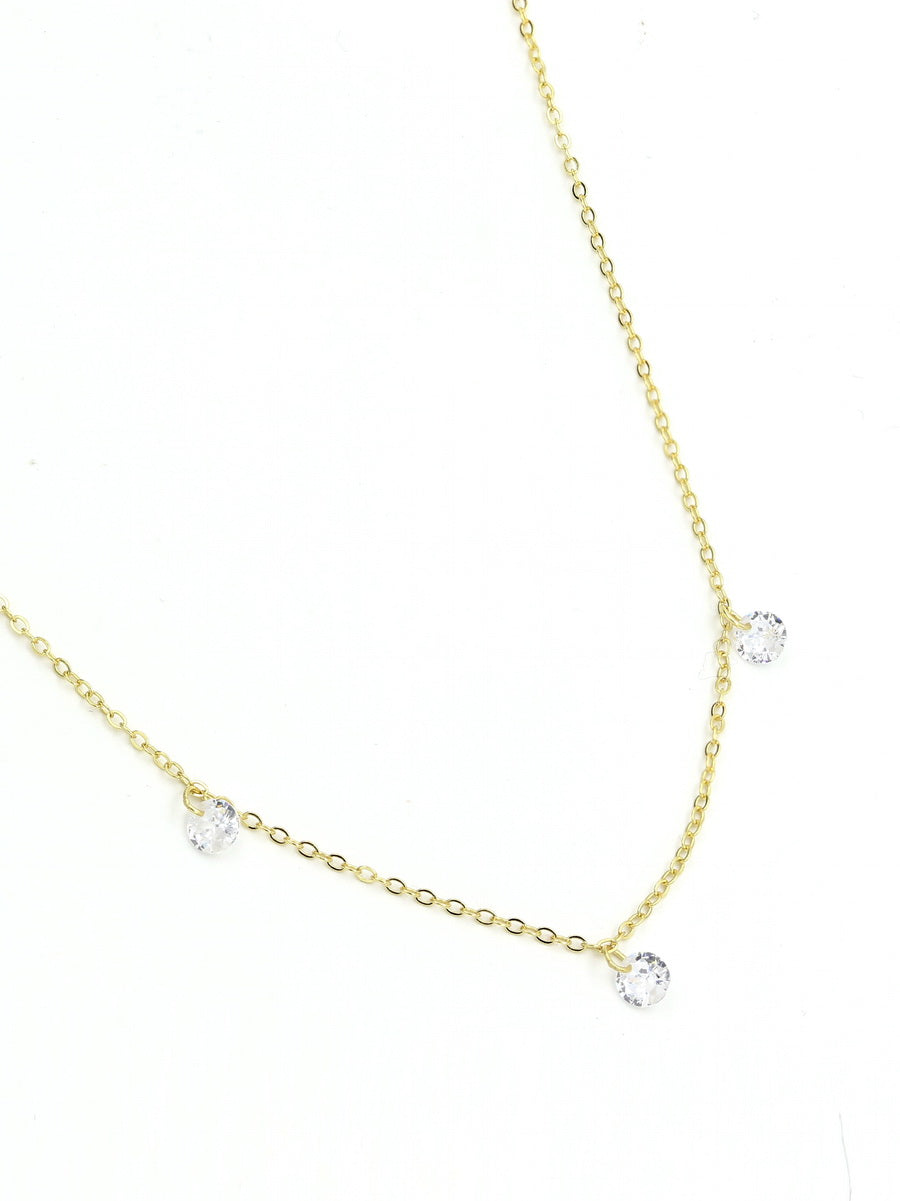 925 Sterling Silver CZ Necklaces